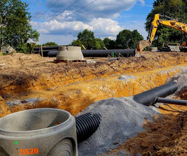 Travaux d'assainissement Eure